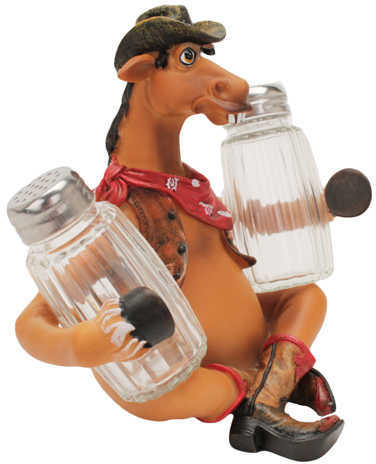 Rivers Edge Products Salt and Pepper Shaker Horse 533