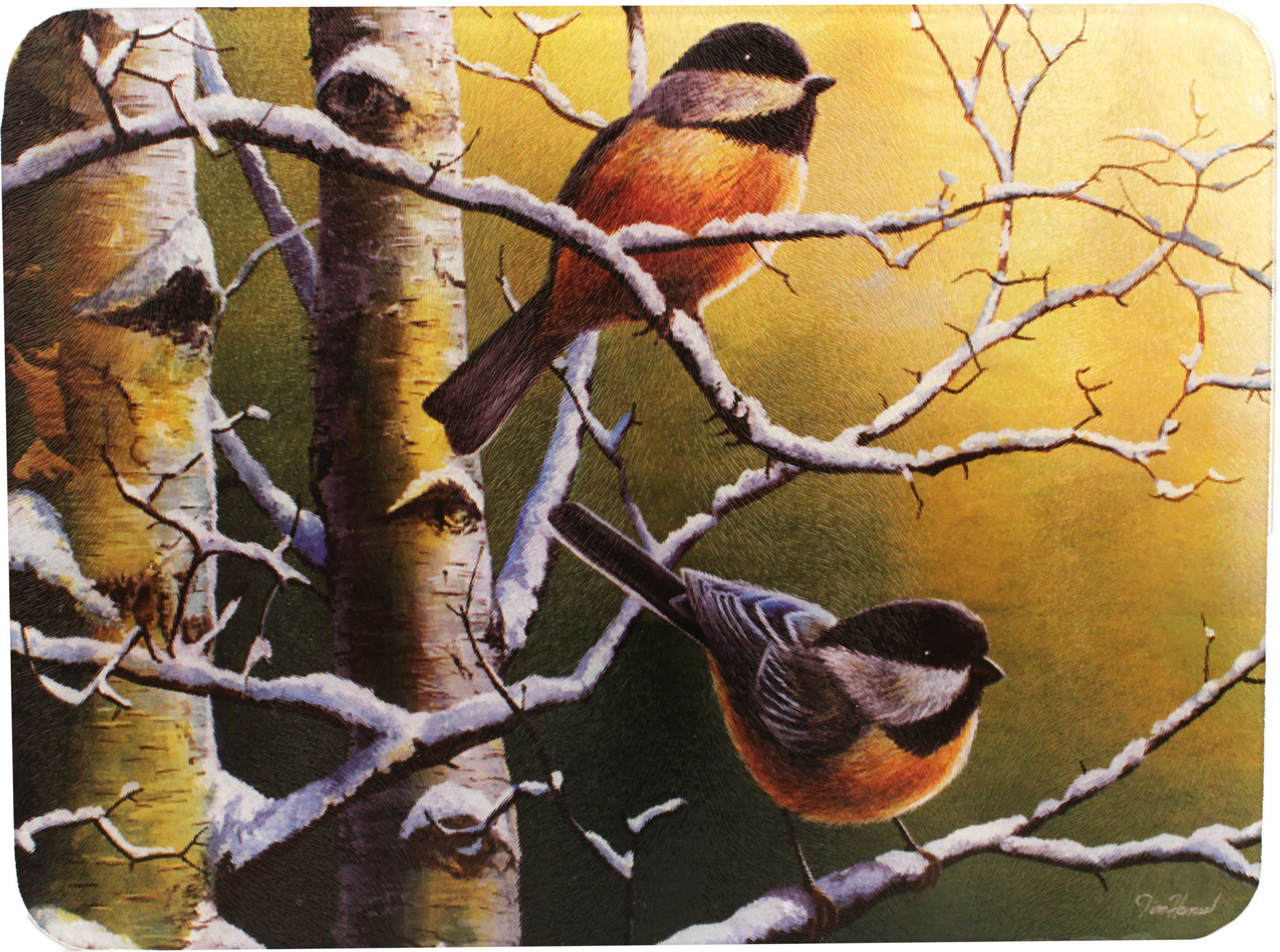 Rivers Edge Products Cutting Board Chickadees 734