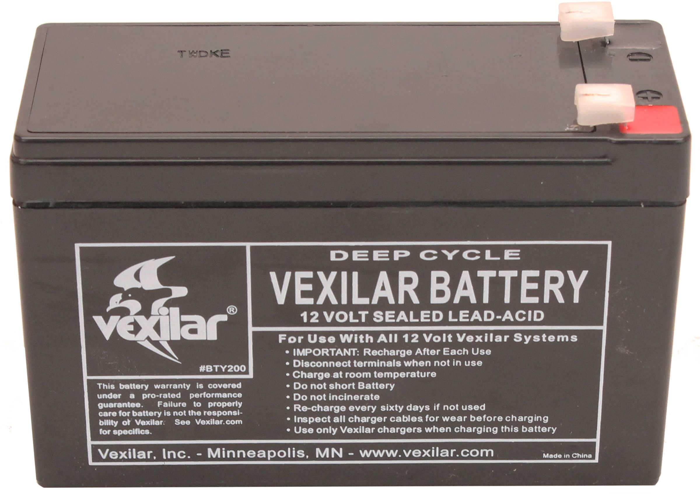 Vexilar Inc. Battery Only-(9 Amp Hour High Perform Battery) V-100