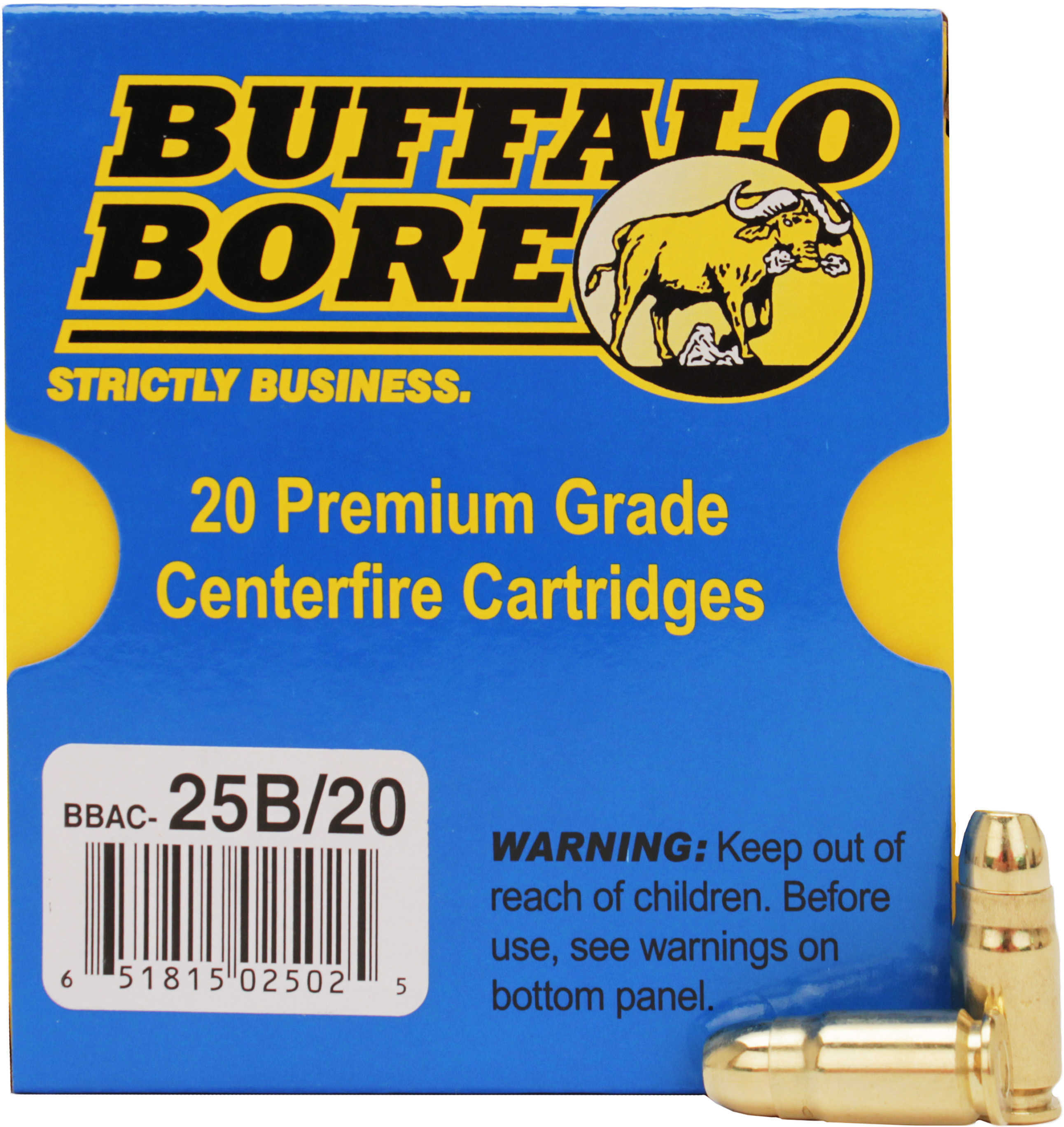 357 Sig 20 Rounds Ammunition Buffalo Bore 125 Grain Full Metal Jacket