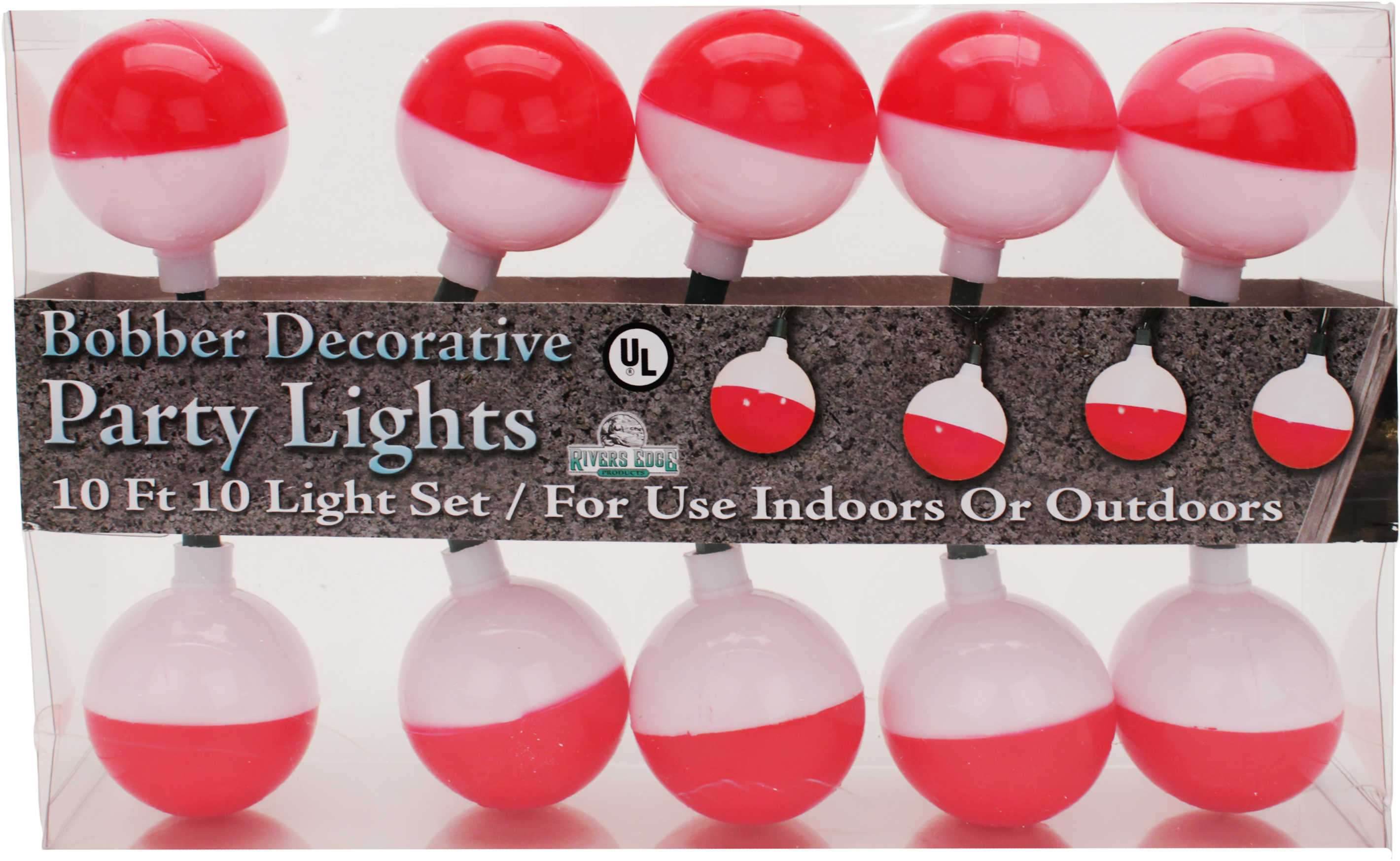 Rivers Edge Products Decorative Lights Bobbers 10ft 10pc 358