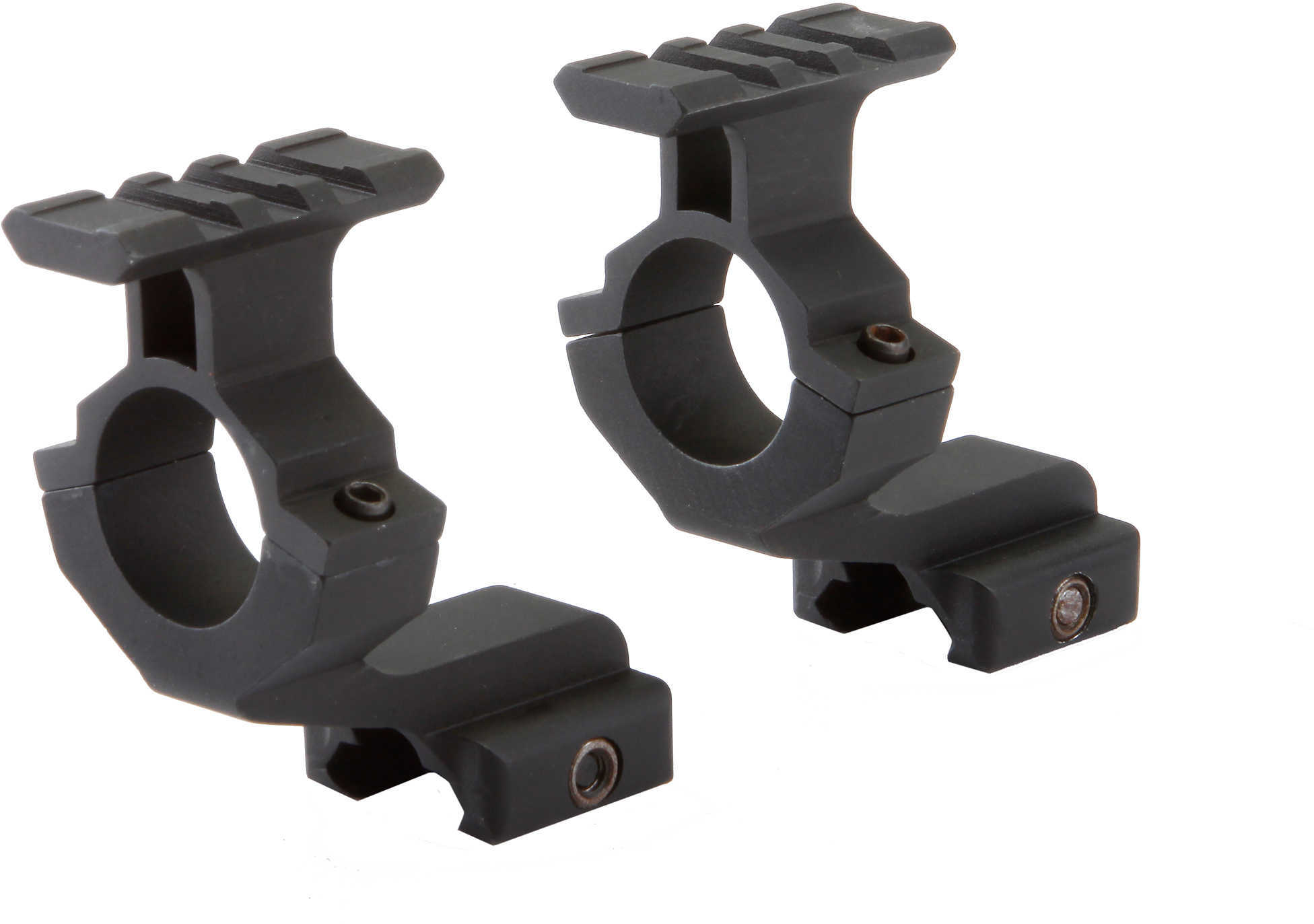 BSA Tactical Weapon 2 Piece Mount, 1" w/Upper Rail Mounts TWAR2PRM