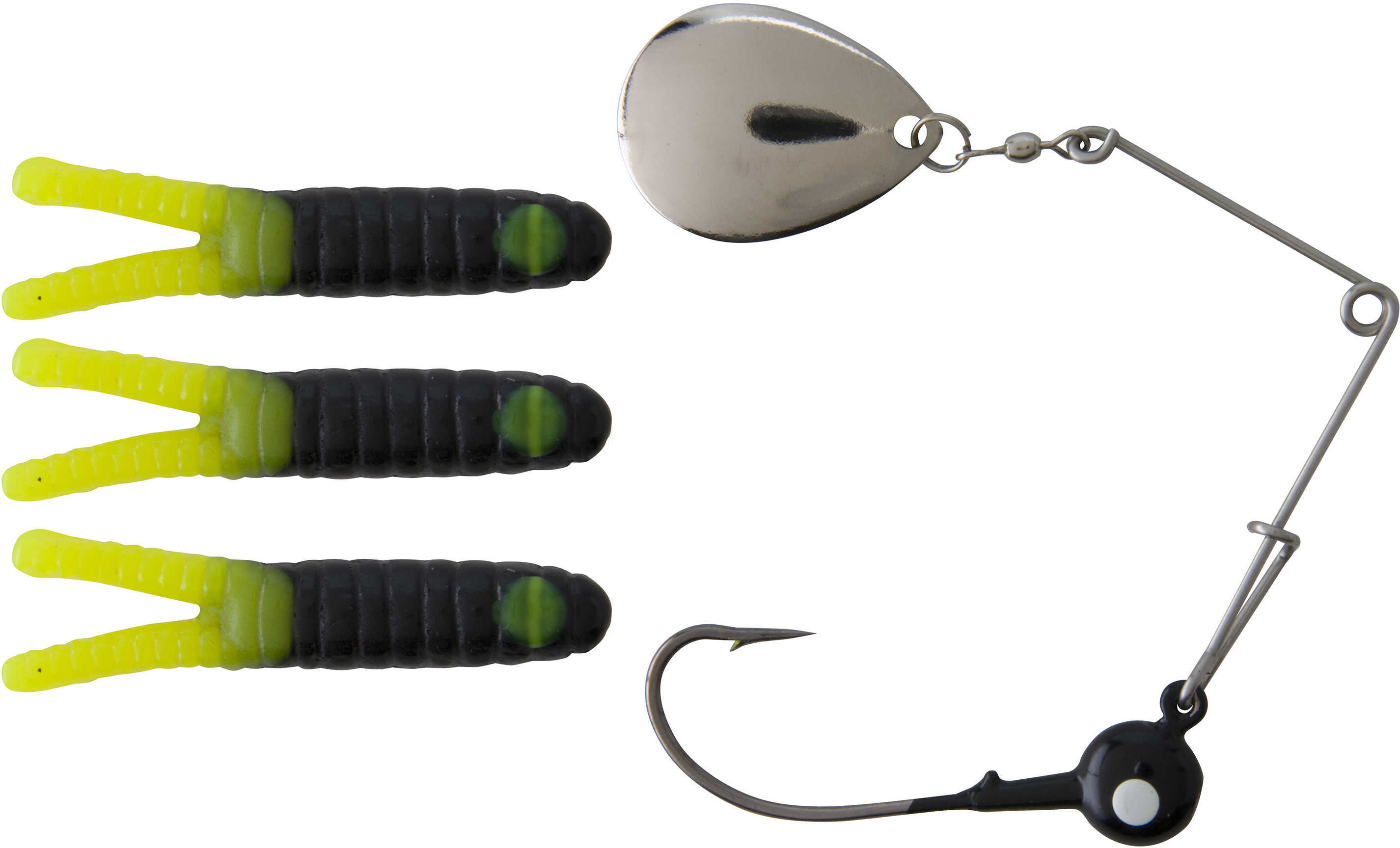 Johnson Beetle Spin, 1.5" Black Chartreuse 1119440