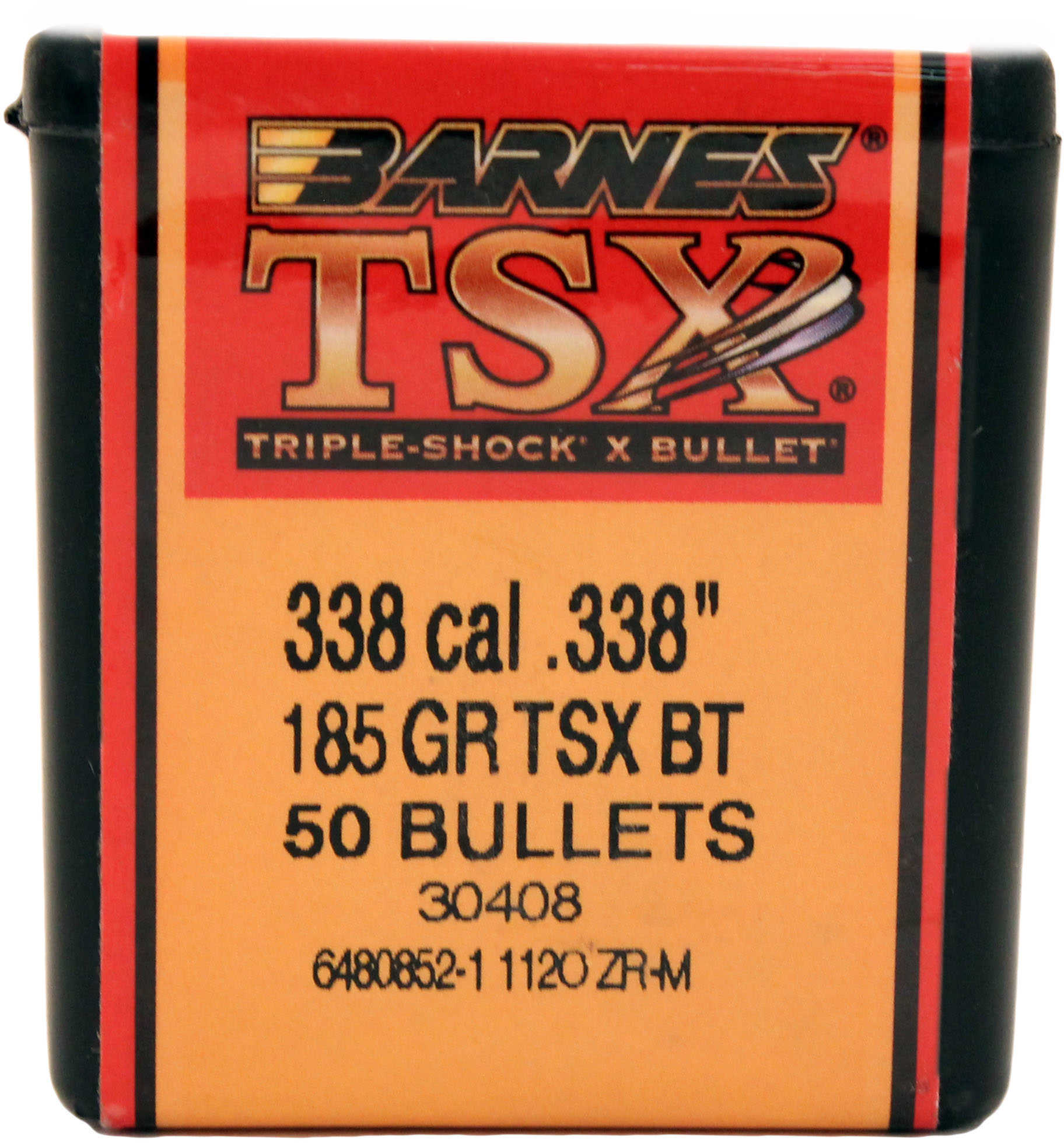 Barnes Bullets BAR 338 Caliber TSX 185 Grains .338" 50/Box 30408