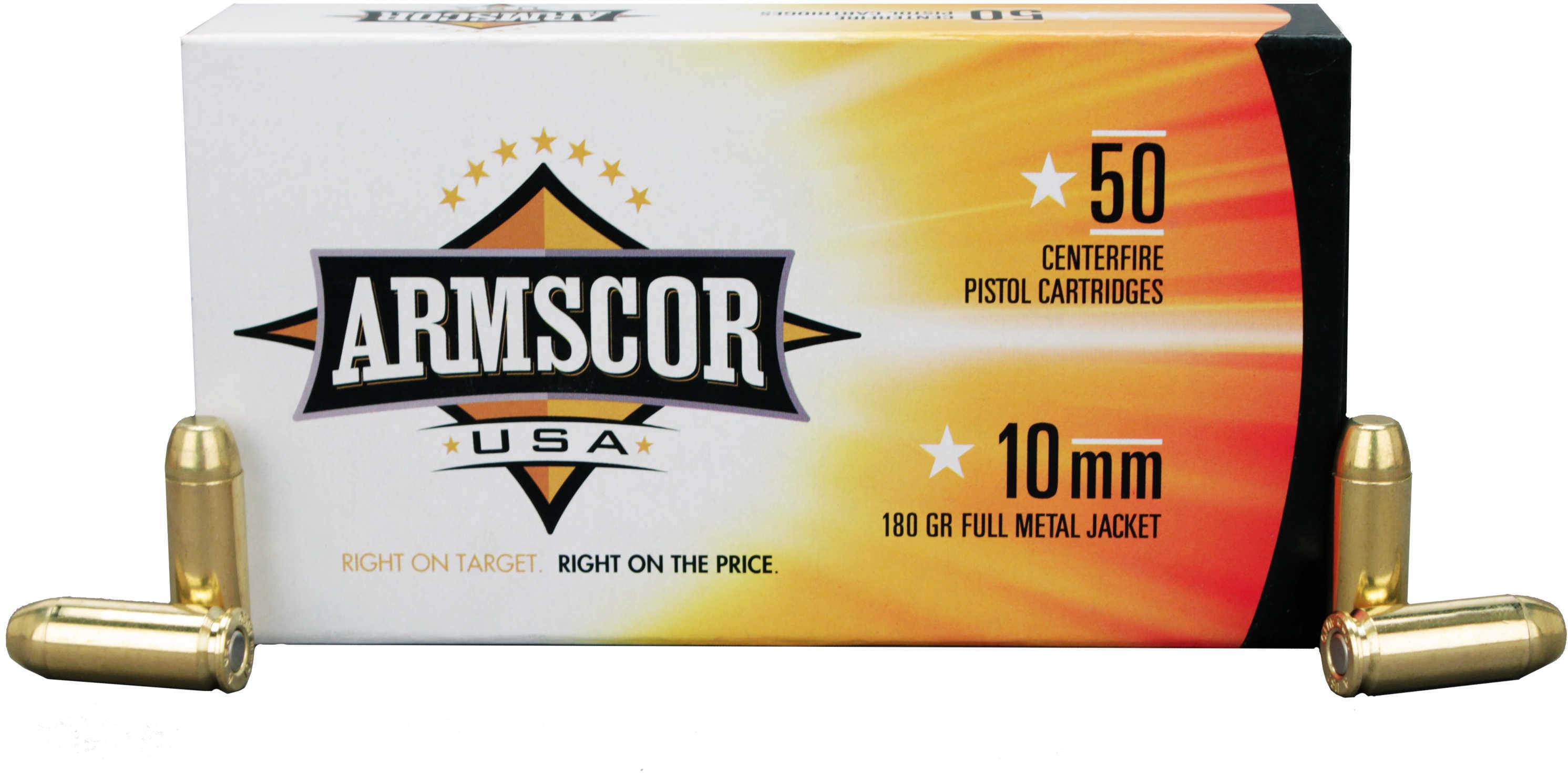 Armscor Precision Inc 10mm 180 Grains FMJ (Per 50) 50181