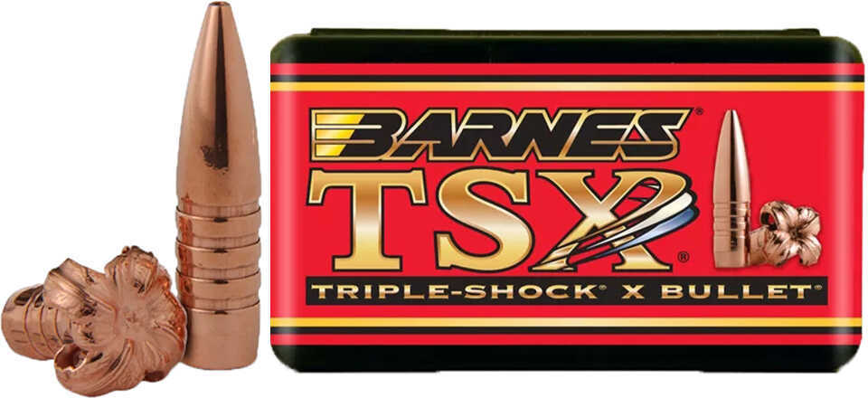 Barnes Bullets 8mm Caliber 200 Grain Triple Shock X Boattail (Per 50) 32320