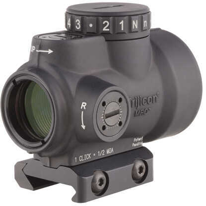 <span style="font-weight:bolder; ">Trijicon</span> MRO 2.0 MOA Adjustable Red Dot Sight 1x25mm with Low Mount Md: 2200004