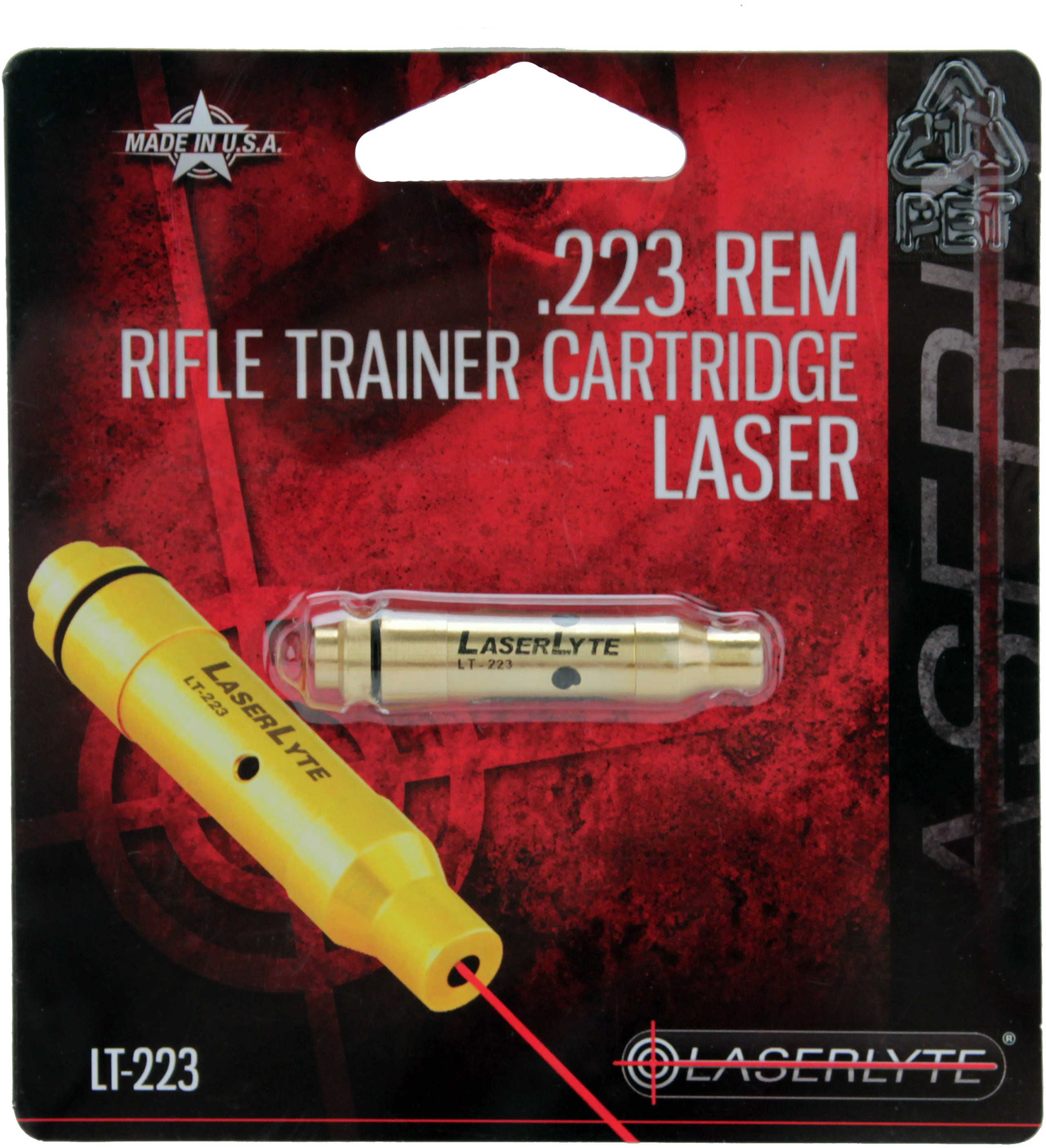 Laserlyte Training System 223 Caliber Cartridge Rimless Design Allows For Constant racking Without unintentional