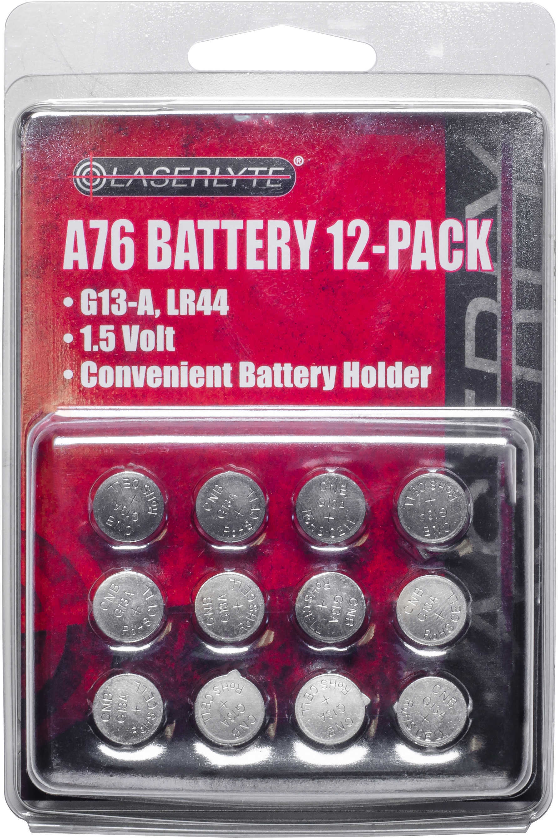 Laserlyte Battery Lbs-Hulk-140 K-50 WL-1 Any Round Body Style 12/Pack Silver Bat-A76