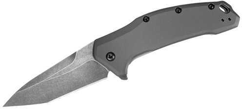 Kershaw Link Tanto, Gray Aluminum, Blackwash, Clam Package Md: 1776TGRYBWX