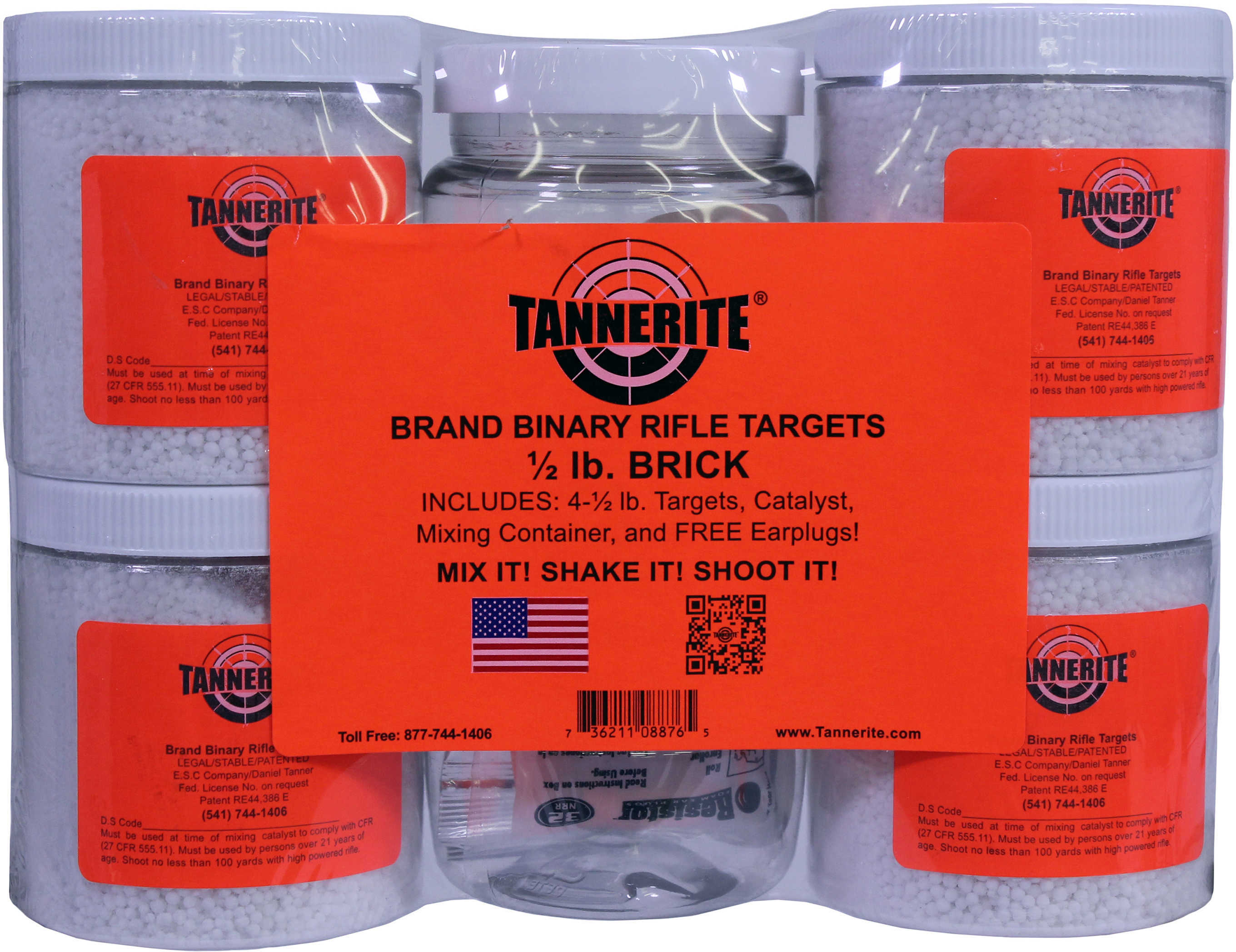 Tannerite 4-4 Packs Of 1/2Lb Targets 12BRC