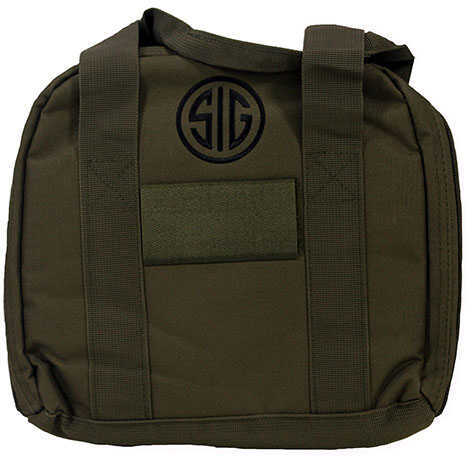 SigTac Multi Caliber Pistol Bag Olive Drab Green Md: PISTOL-BAG-SINGLE-ODG