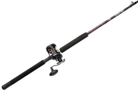 Penn Warfare Level Wind Combo 20, 5.1:1 Gear Ratio, 15 lb Max Drag, 6.6" 1pc Rod, Medium Power. Right Han