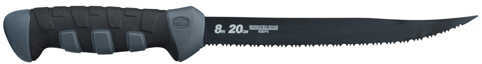 Penn Fillet Knives 8" Serrated Edge, Black/Gray Md: 1366262