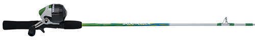 Shakespeare Salamander Spincast Combo 6 1 Bearing 46" Length 2 Piece Rod Light Green Right Hand Md: 13670