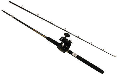 Okuma Great Lakes Trolling Combo 86" Length 2 Piece Rod Medium Auction BB Bearings Md: CPCL-86