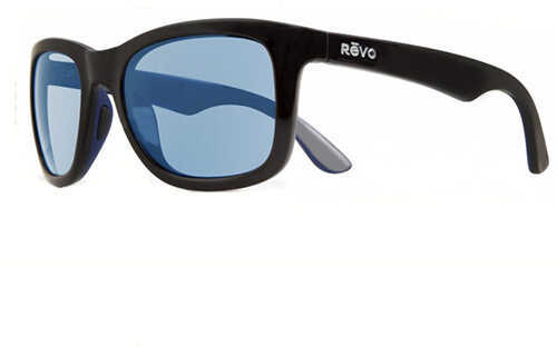 Revo Brand Group Huddie Sunglasses Matte Black Frames Polarized Blue Water Lens Md: 1000 01