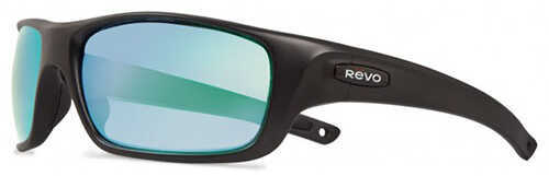 Revo Brand Group Guide II Sunglasses Matte Black Frames Green Water Serilium Lens Md: 4073 11 GN