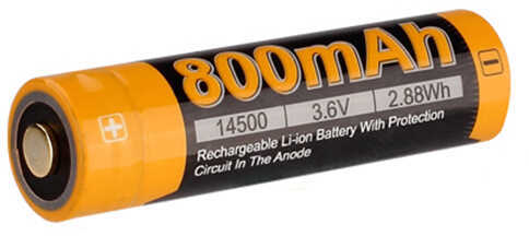 Fenix Lights Flashlights Li-Ion Rechargeable Battery 14500 (3.6V) 800 mAh Md: ARB-L14-800