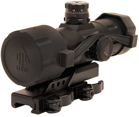 Leapers Inc. - UTG Sight 6" 38mm Fits Picatinny Black Finish Red/Green CQB T-Dot ITA-Instant Target Aiming with Offset Q