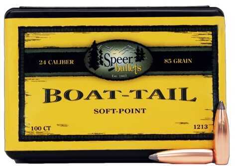 Speer 6mm/243 Caliber 85 Grains Spitzer BT SP (Per 100) 1213