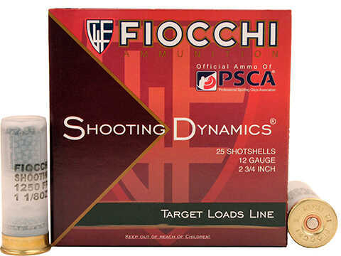 Click to see larger image. 12 Gauge 25 Rounds Ammunition Fiocchi Ammo 2 3/4" 1 1/8 oz Lead #7 1/2