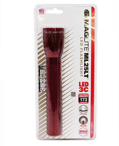Maglite 3C Cell LED Red Md: ML25LT-S3036