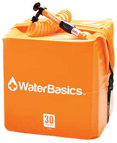 Aquamira WaterBasics Emergency Storage Kit With Filter (30Gal)
