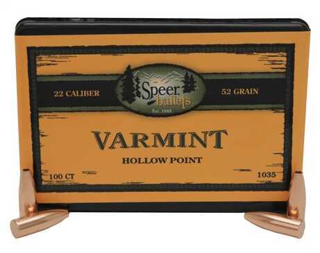 Speer 22 Caliber (.224) 52 Grains HP (Per 100) 1035