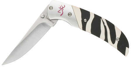 Browning Prism II Zebra Safari Knife Md: 322776B