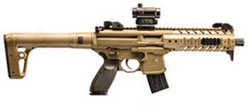 Sig Sauer MPX Air Rifle .177 Caliber 88g CO2 30 Rounds Red Dot Flat Dark Earth Md: AIR-MPX-MRD-177-88G-30