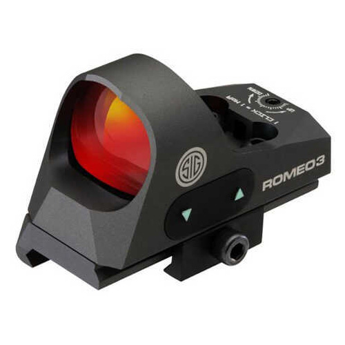 Sig Sauer Romeo3 Reflex Sight 1X25mm 3 MOA Dot 1.0 Adjustable Md: SOR31002