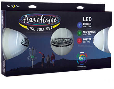 Nite Ize Flashflight LED Disc Golf Set Md: FGDK-07-R8