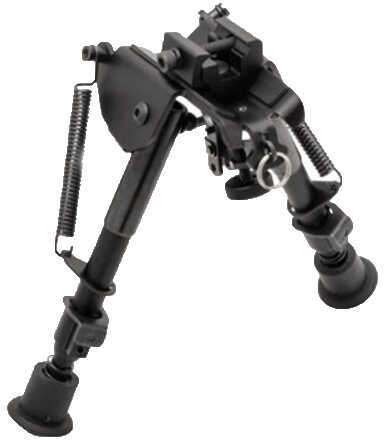 Truglo TAC POD Adjustable Bipod Fixed Black Adaptor Fits Sling Swivel Stud or Picatinny Rail 6"-9" TG8901S