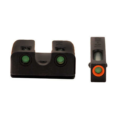 Truglo Brite-Site TFX Pro Sight Fits Glock 20 21 29 30 31 32 Tritium/Fiber-Optic Day/Night 24/7 Brightness Orange