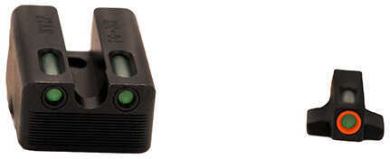 Truglo TFX Sight Set Novak LoMount 270 Front/500 Rear (1911 3" Officers/4.25" Commander 9mm/40 S&W) Md: TG1