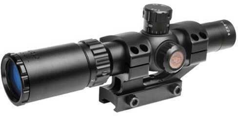 Truglo Brite 30 Series Scope 1-4x24mm Duplex Mil-Dot Reticle 30mm Tube Matte Black Md: TG8514BT