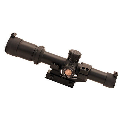 Truglo TRU-BRITE 30 Rifle Scope 1-6X24mm <span style="font-weight:bolder; ">30mm</span> Power Ring Duplex Mil-Dot Illuminated Reticle 1/2MOA Matte Finish Includes