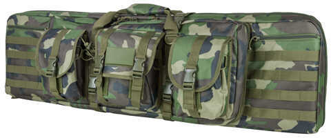 NcStar Double Carbine Case 42", Woodland Camo Md: CVDC2946WC-42