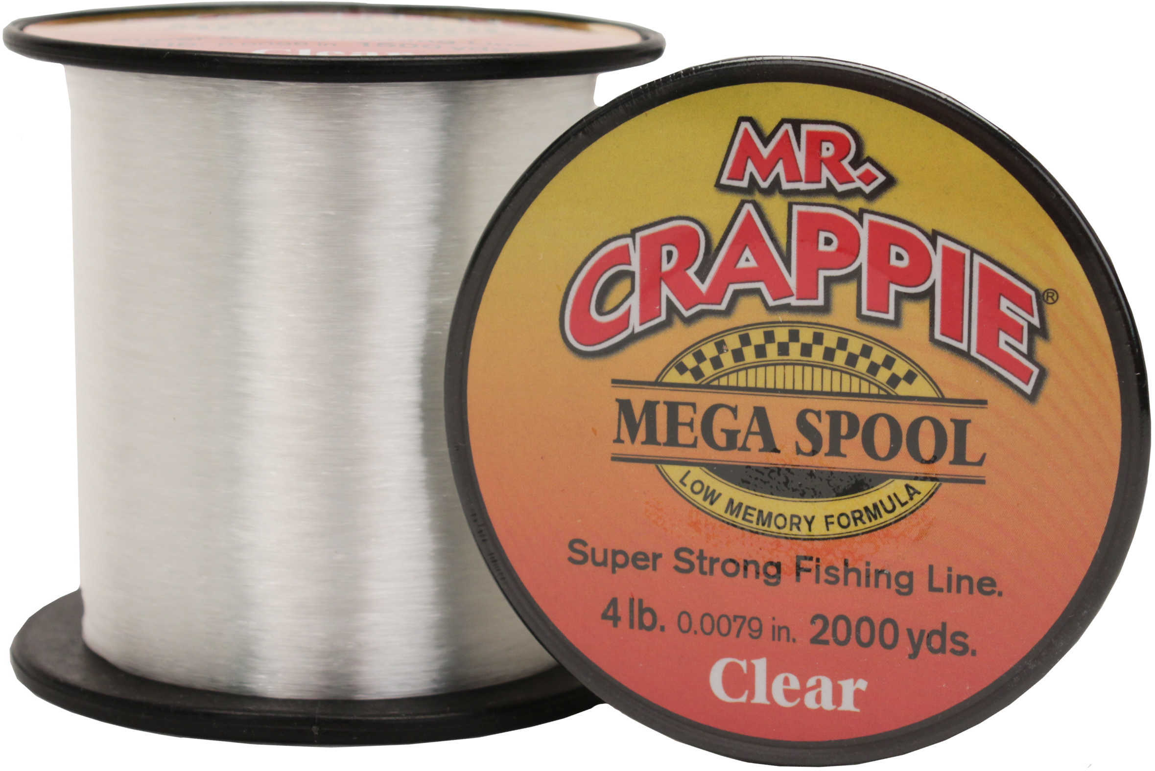 Lew's Mr. Crappie Mega Spools Clear, 4 lb Md: MC4CL
