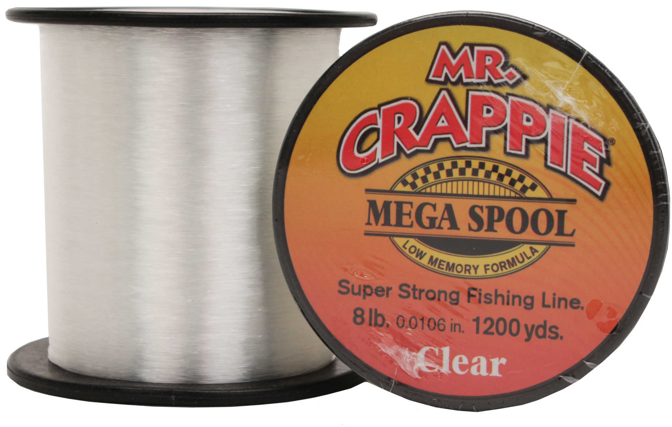Lew's Mr. Crappie Mega Spools Clear, 8 lb Md: MC8CL