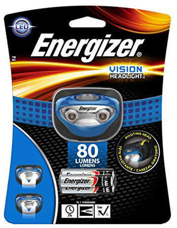 Energizer Vision Headlamp HD LED, 80 Lumens Md: HDA32E