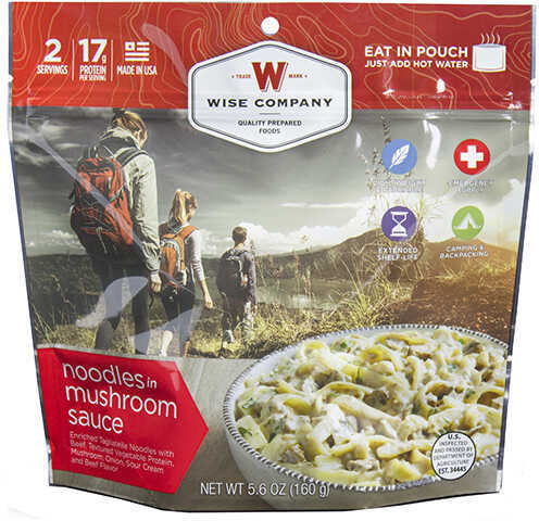 Wise Foods Entrée Dish Noodles and Beef with Mushroom Sauce, 2 Servings Md: 03-904