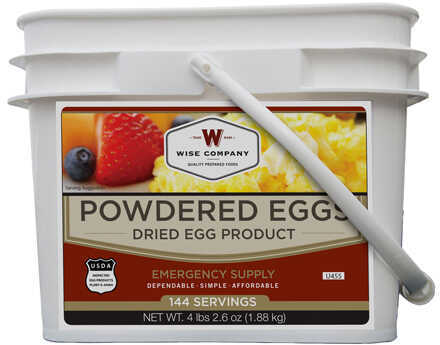 Wise Company 25 Year Shelf Life 144 Servings Bucket Grab & Go Powdered Eggs Long Term Food 05-516