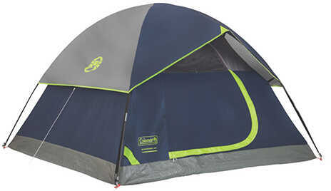 Coleman Sundome Tent 4 Person, 9' x 7', Navy/Gray Md: 2000024582