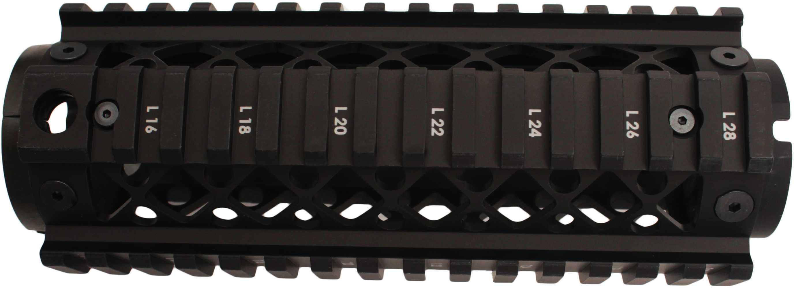 BLACKHAWK! Aluminum Quad Rail for AR-15 Carbine Length 2 Piece 71QF01BK