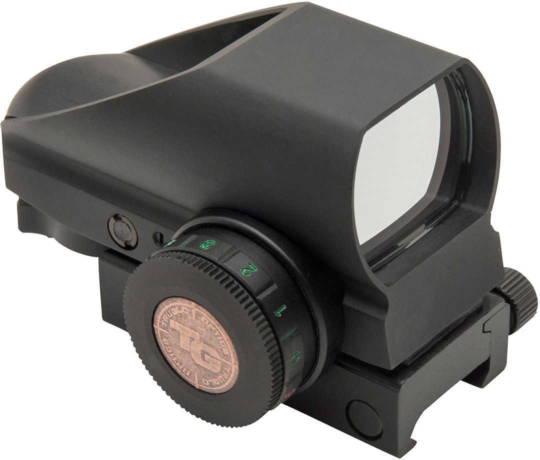 Truglo Tru-Brite Red Dot Picatinny Black 8 Reticle Choices Dual Color Illumination Innovative Compact Design