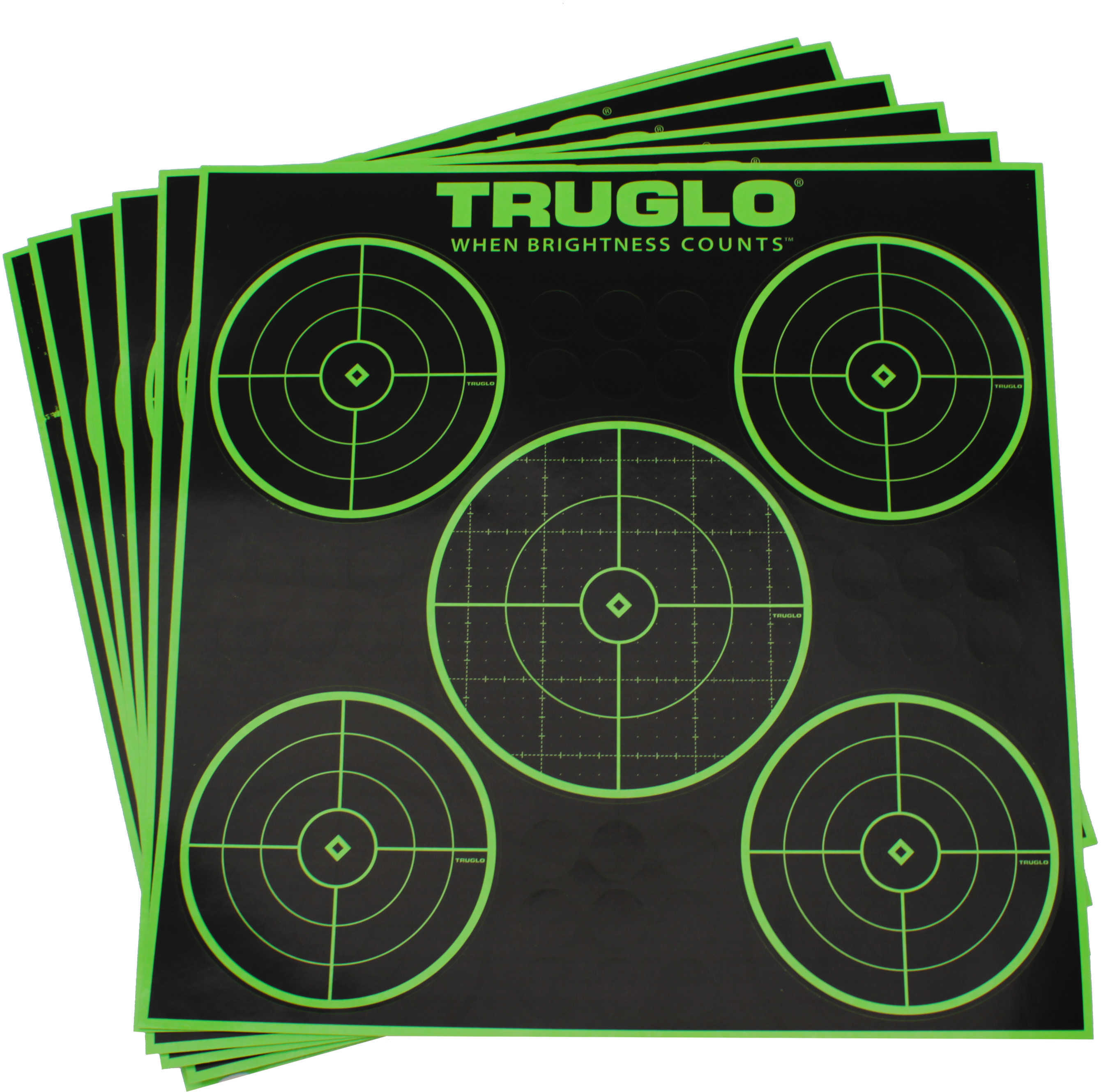 Truglo Target 5-Bull 12X12 6 Pack TG11A6