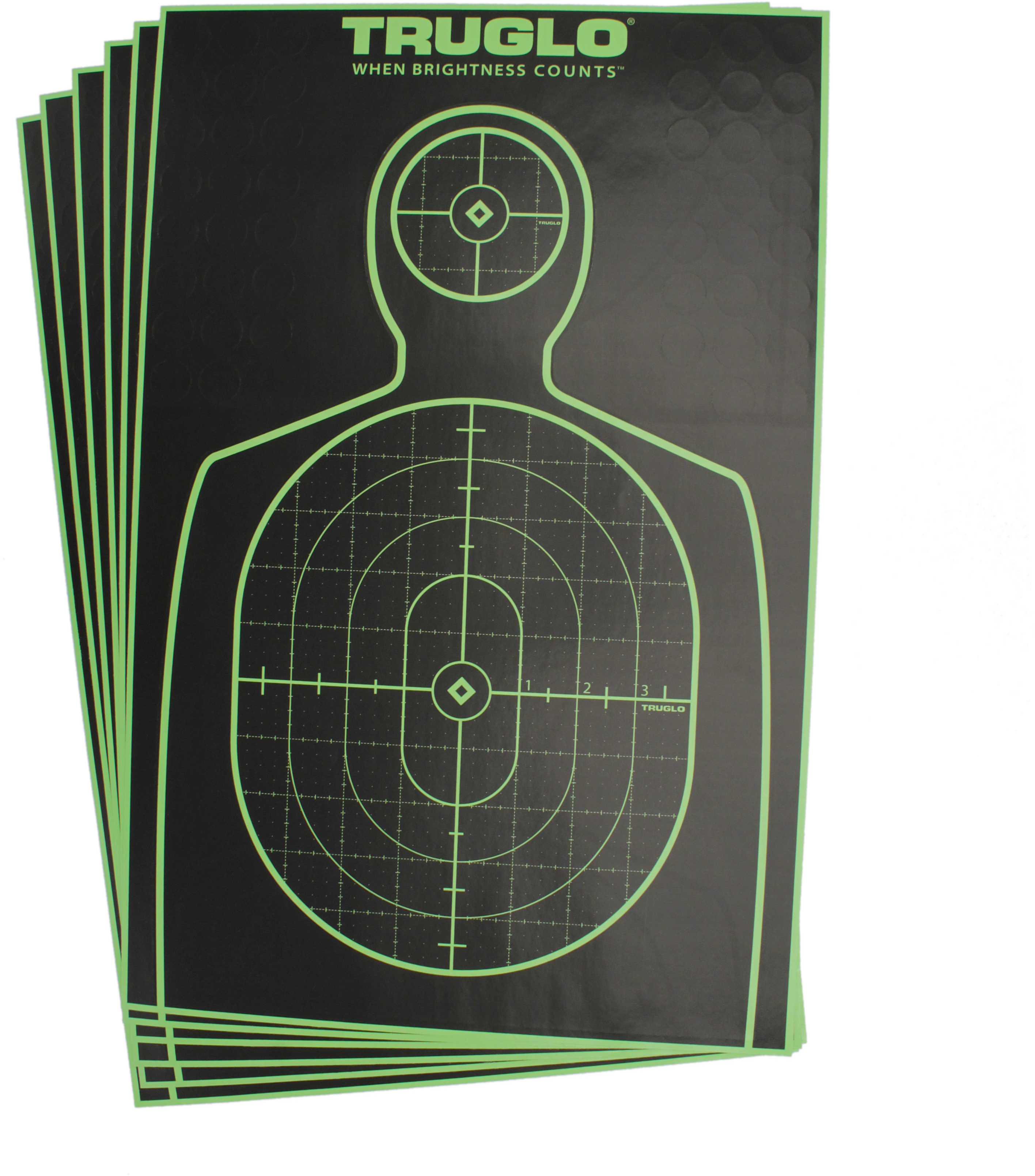 Truglo Handgun Target 12x18" 6 Pack TG13A6