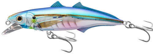 LIVETARGET Lures / Koppers Fishing and Tackle Corp Cigar Minow Jerkbait 4 1/2" Number 1/0 Hook Size 2-4 Depth Pearl/Blue Md: CMJ1
